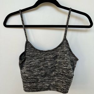 Grey Cropped Tank